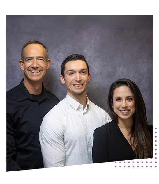 Robert Frieman D.C., Jacob Becker D.C., Erin Becker D.C.